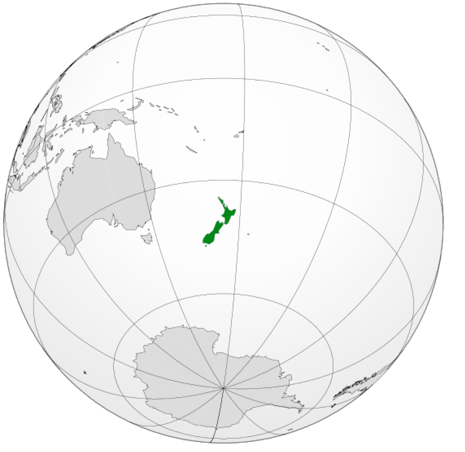 New-Zealand-on-the-globe